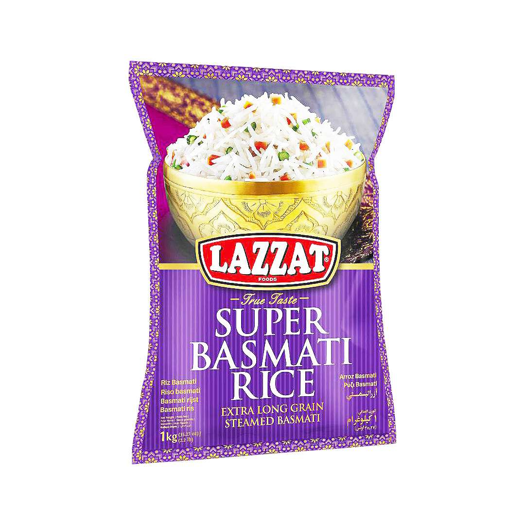 Lazzat Super Basmati Rice 1kg (Pakistan)