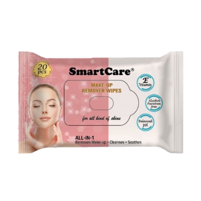 Smart Care Makeup Remover Wet Wipes-20 Pcs