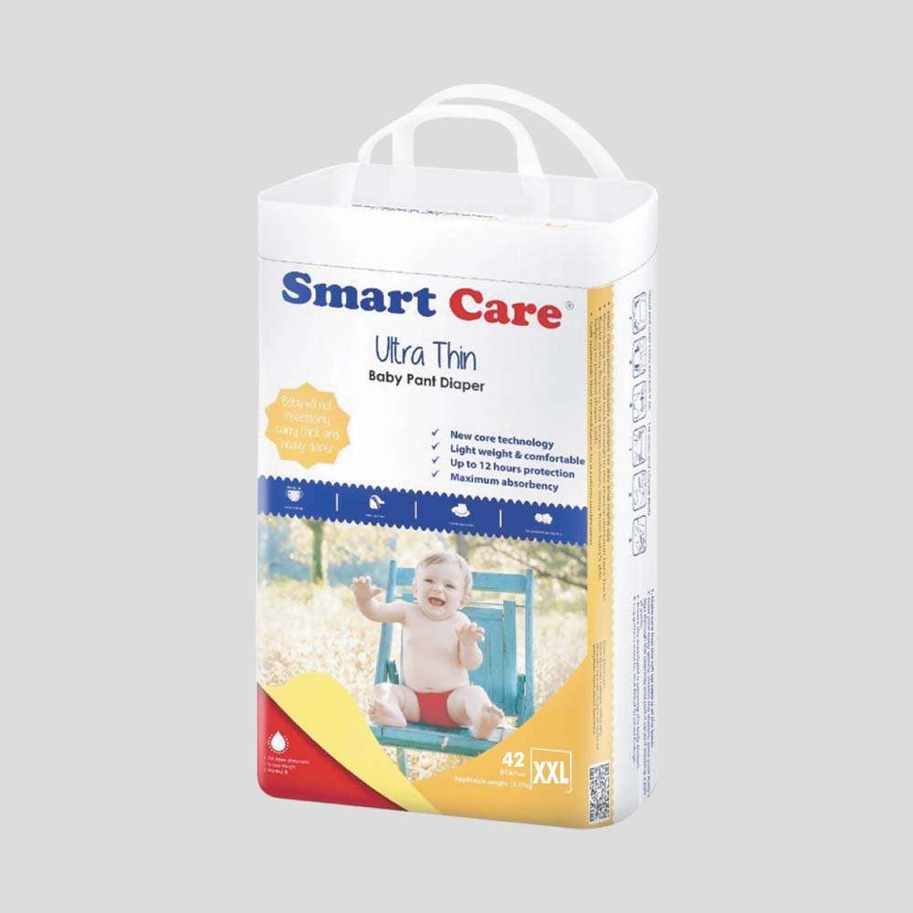 Smart Care Baby Diaper Ultra-Thin (Pant System) - XXL 42 PCs