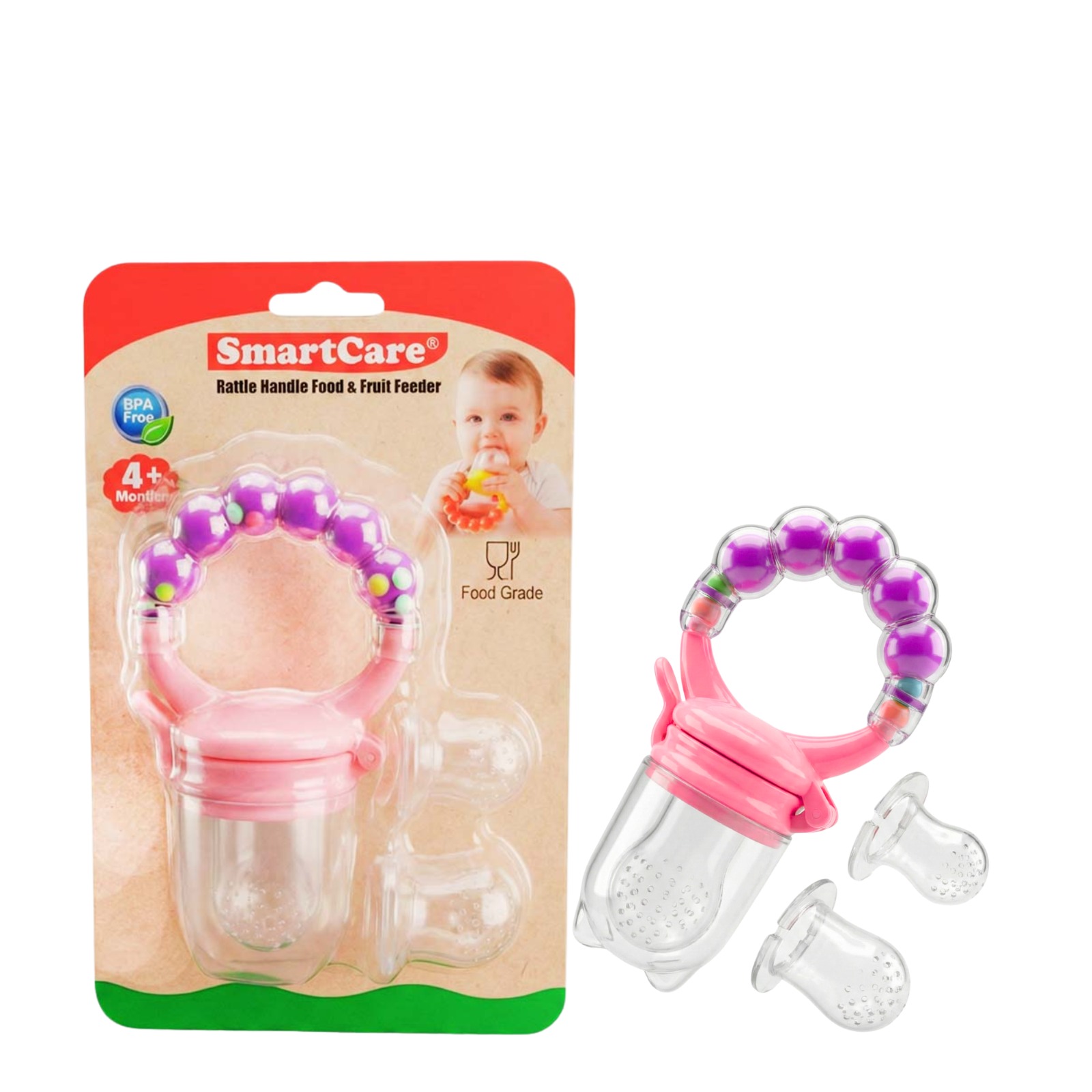 Smart Care Silicon Fresh Fruit Feeder With 2 Sac Extra