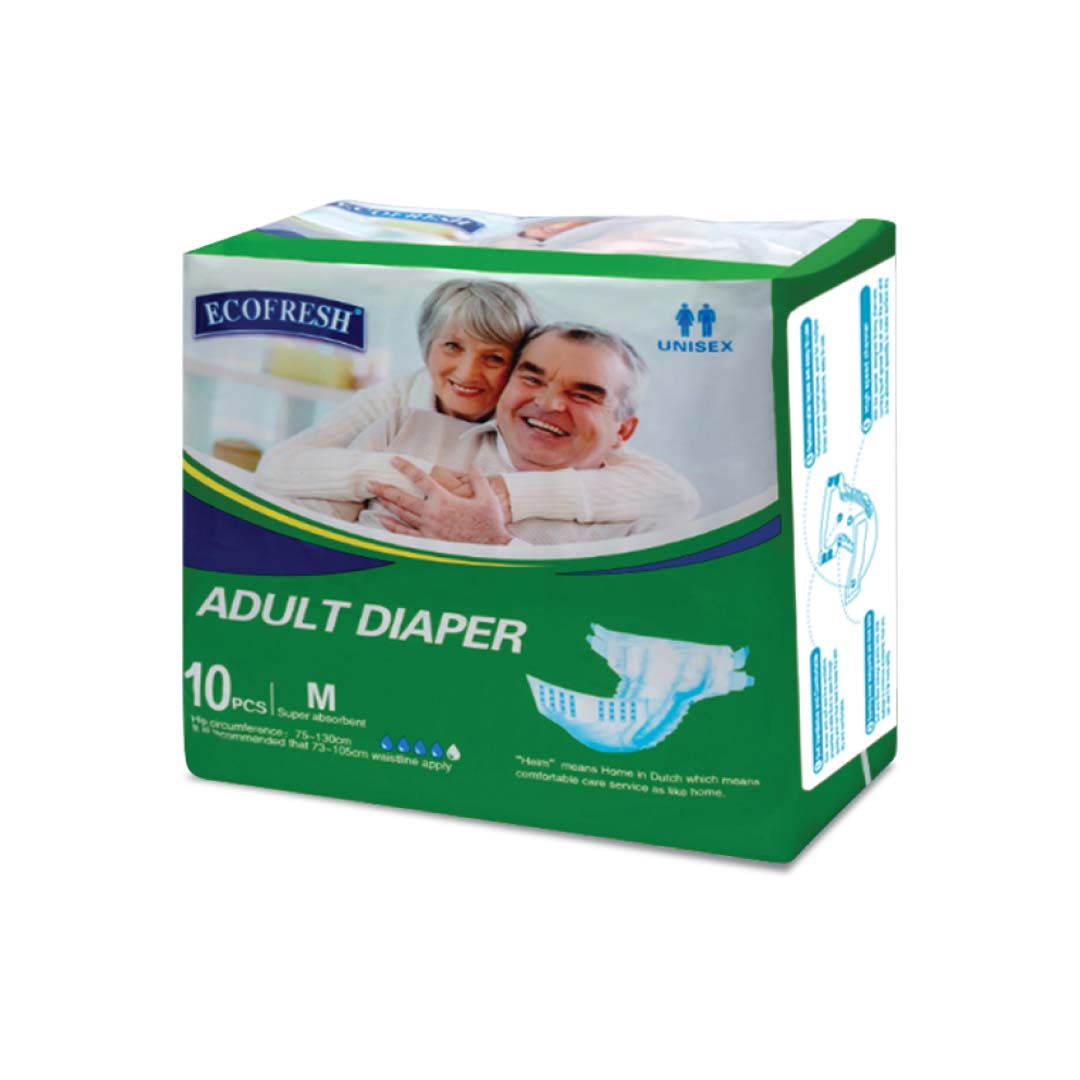 Ecofresh Adult Diaper (Belt) – Medium (10pcs)