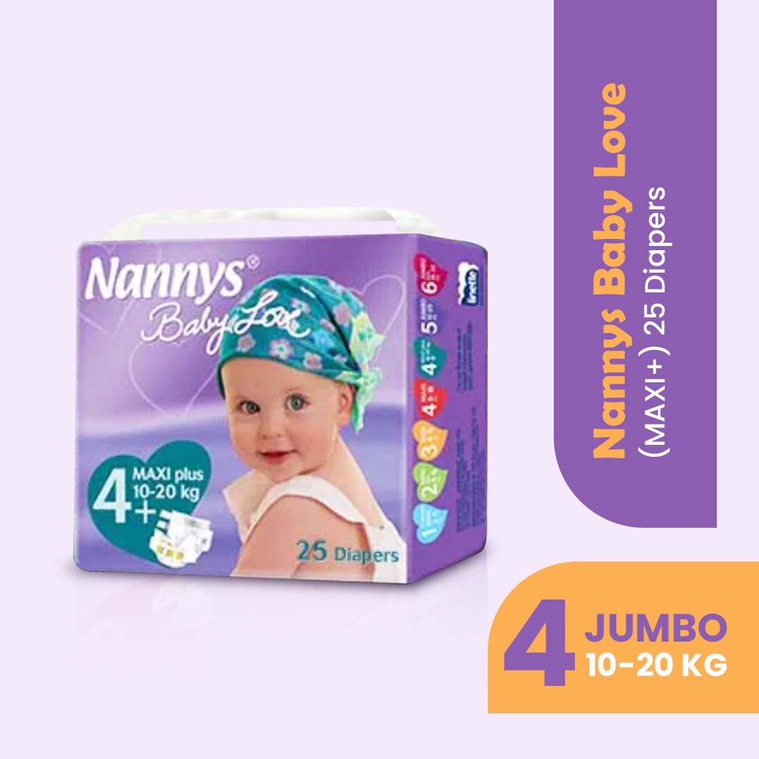 Nannys Baby Love Diaper Jumbo Maxi + (10 - 20 kg)