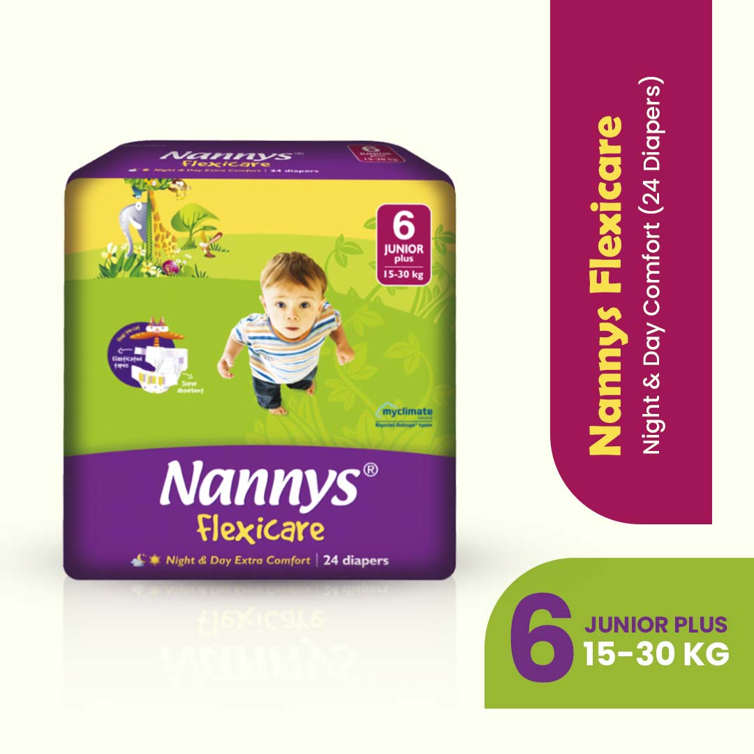 Nannys Flaxicare Diaper Junior Plus (15 – 30 kg)