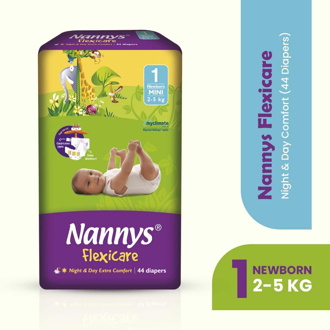 Nannys Flaxicare Newborn Diaper Mini (2 – 5 kg)