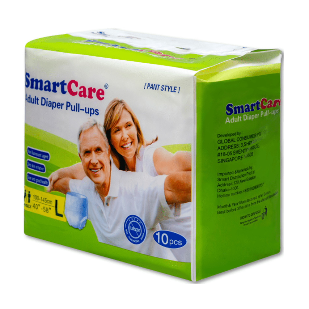 Smart Care Adult Diaper (Pant Style) Large - 10pcs