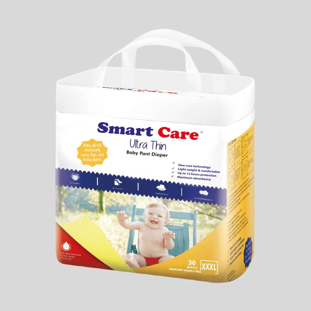 Smart Care Ultra-Thin Baby Pant Diaper – (XXXL 30Pcs)