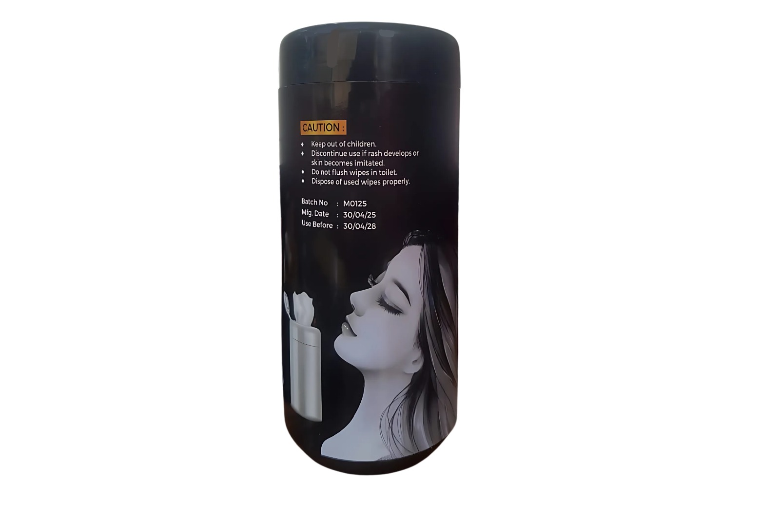 Saf1 Makeup Remover Wet Wipes in Tube, 60 Pcs