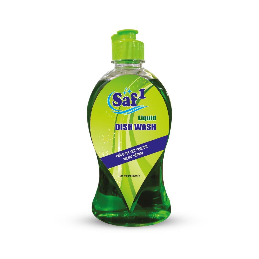Saf1 Lemon Dish Washing Liquid (500ml)
