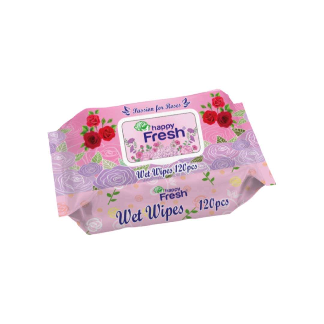 Happyfresh Wet Wipes - 120 Pcs