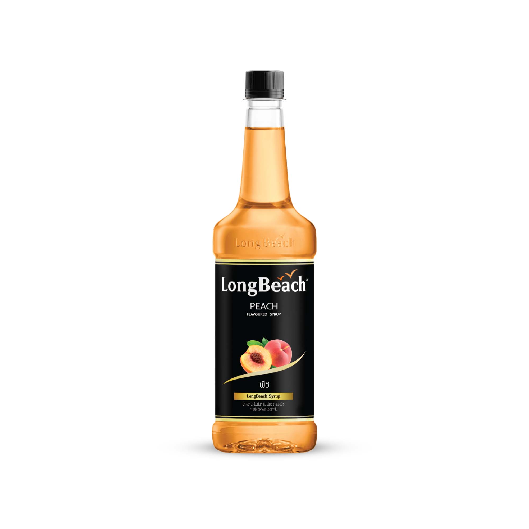Long Beach Peach Flavoured Syrup – 740ml